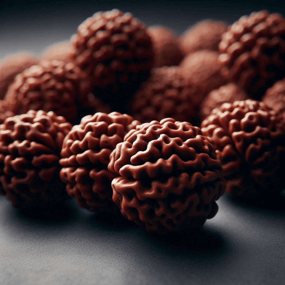 An image of Rudraksha beads